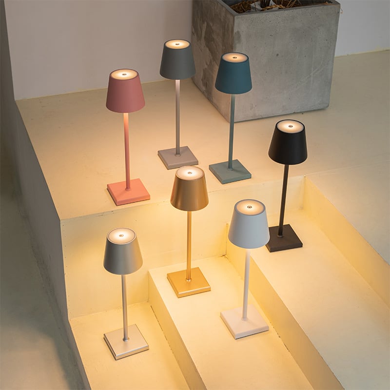 Portable Table Lamp – Luminzo – Rechargeable LED Light – Touch Control Dimmable