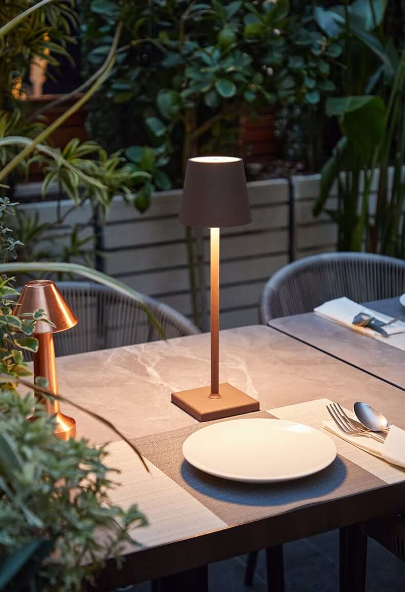 Portable Table Lamp – Luminzo – Rechargeable LED Light – Touch Control Dimmable